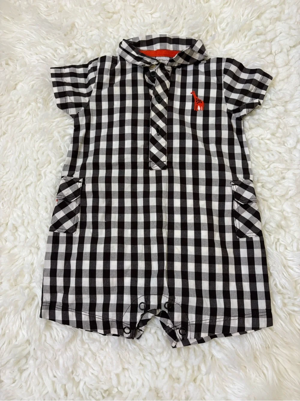 Carter's Baby Boy Summer Closet Starter Bundle - Rompers & Shirt 9-18 Months